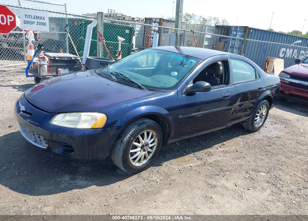 2002 CHRYSLER SEBRING VIN: 1C3EL46X02N229782