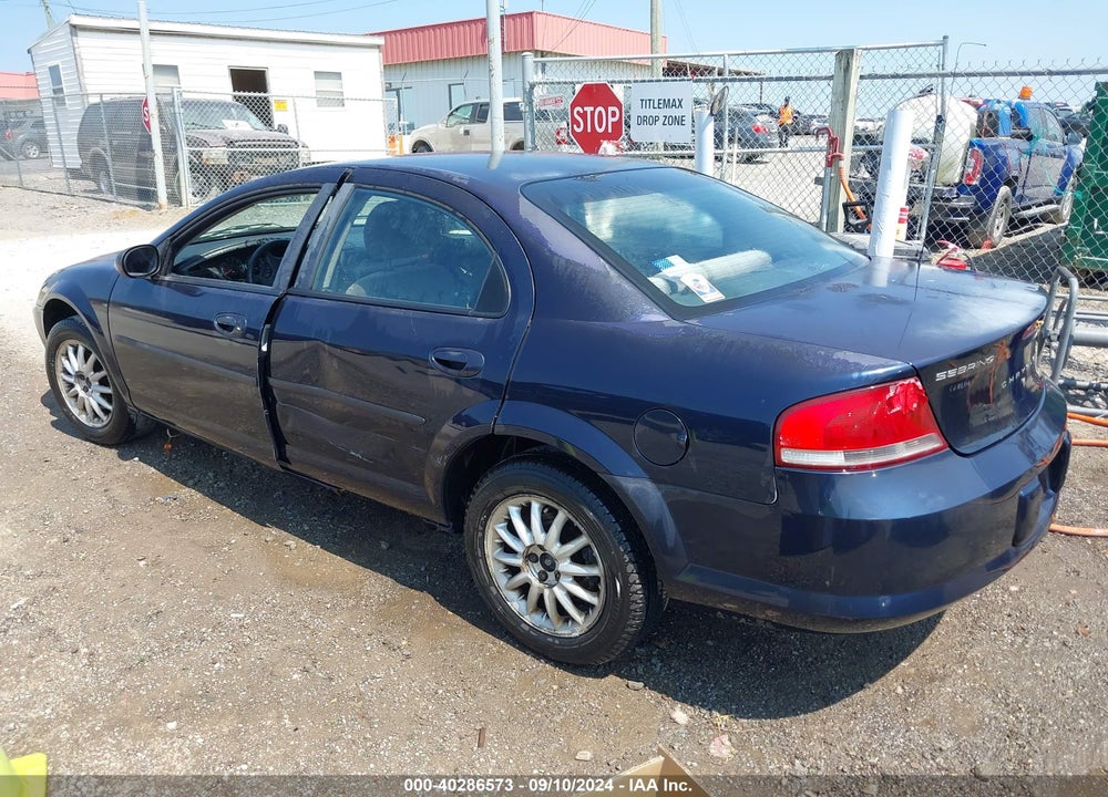 2002 CHRYSLER SEBRING VIN: 1C3EL46X02N229782