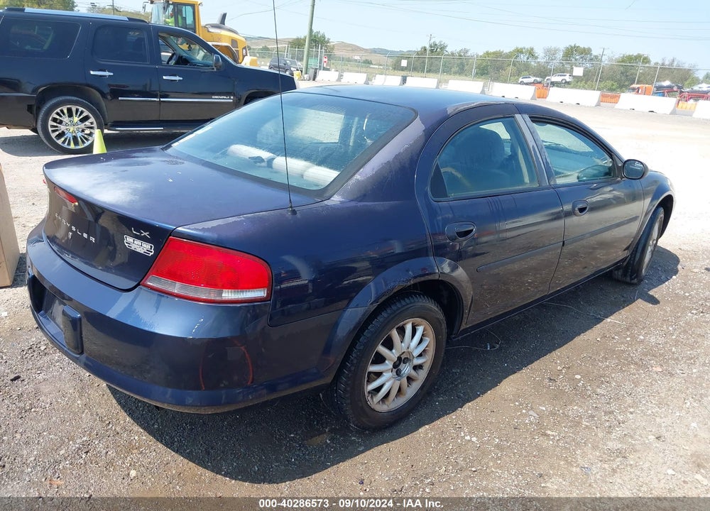 2002 CHRYSLER SEBRING VIN: 1C3EL46X02N229782