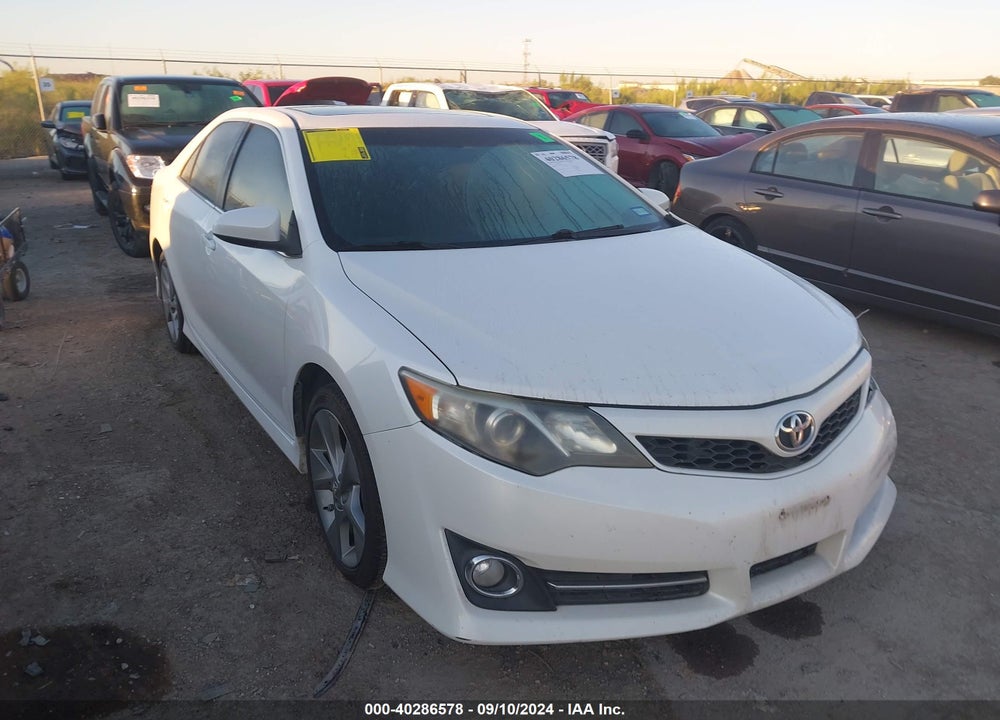 2012 TOYOTA CAMRY SE LIMITED EDITION VIN: 4T1BF1FK5CU625198