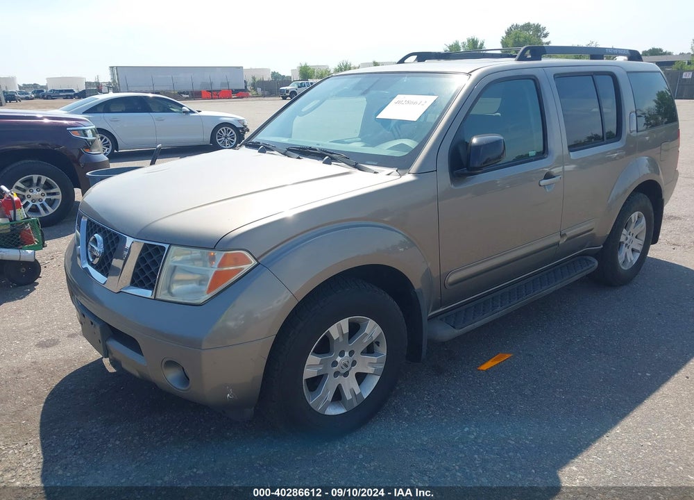 2006 NISSAN PATHFINDER SE VIN: 5N1AR18U86C609847