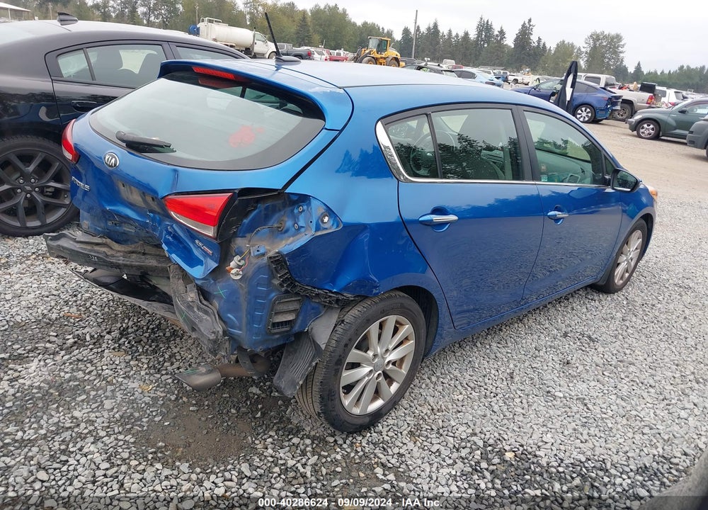 2015 KIA FORTE EX VIN: KNAFX5A84F5303685