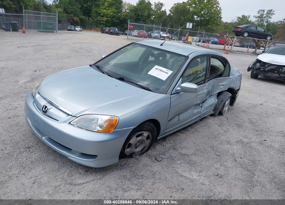 2003 HONDA CIVIC HYBRID VIN: JHMES96673S019295