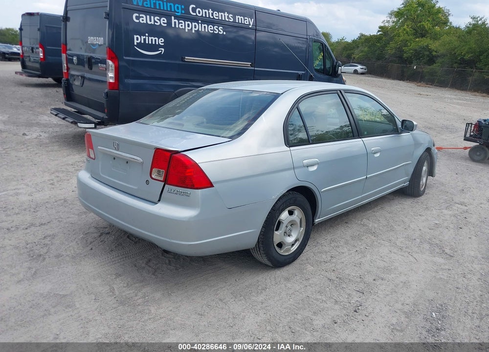 2003 HONDA CIVIC HYBRID VIN: JHMES96673S019295
