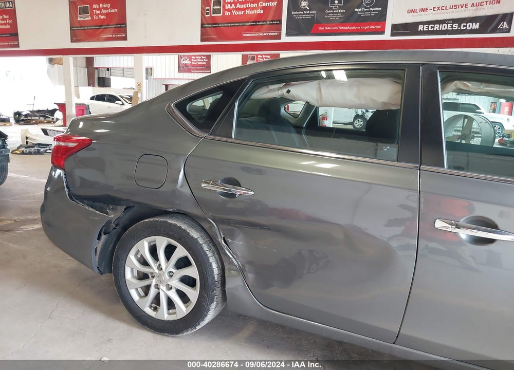 2019 NISSAN SENTRA SV VIN: 3N1AB7AP9KL609874