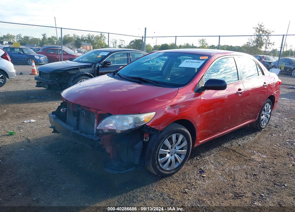 2012 TOYOTA COROLLA LE VIN: 2T1BU4EE5CC821064