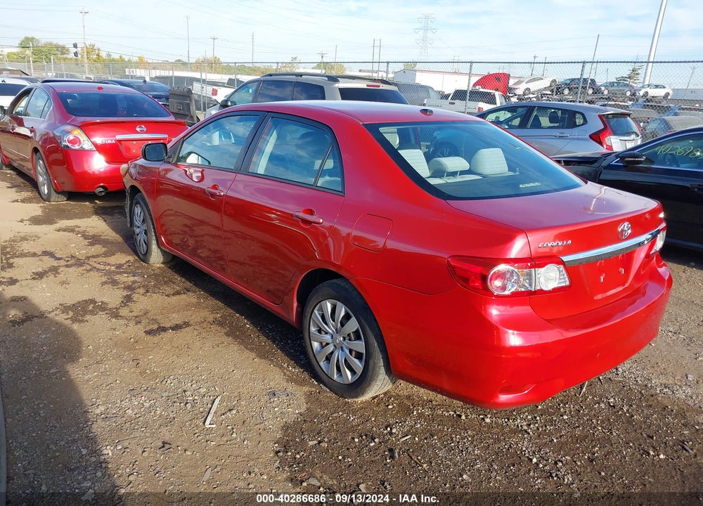 2012 TOYOTA COROLLA LE VIN: 2T1BU4EE5CC821064