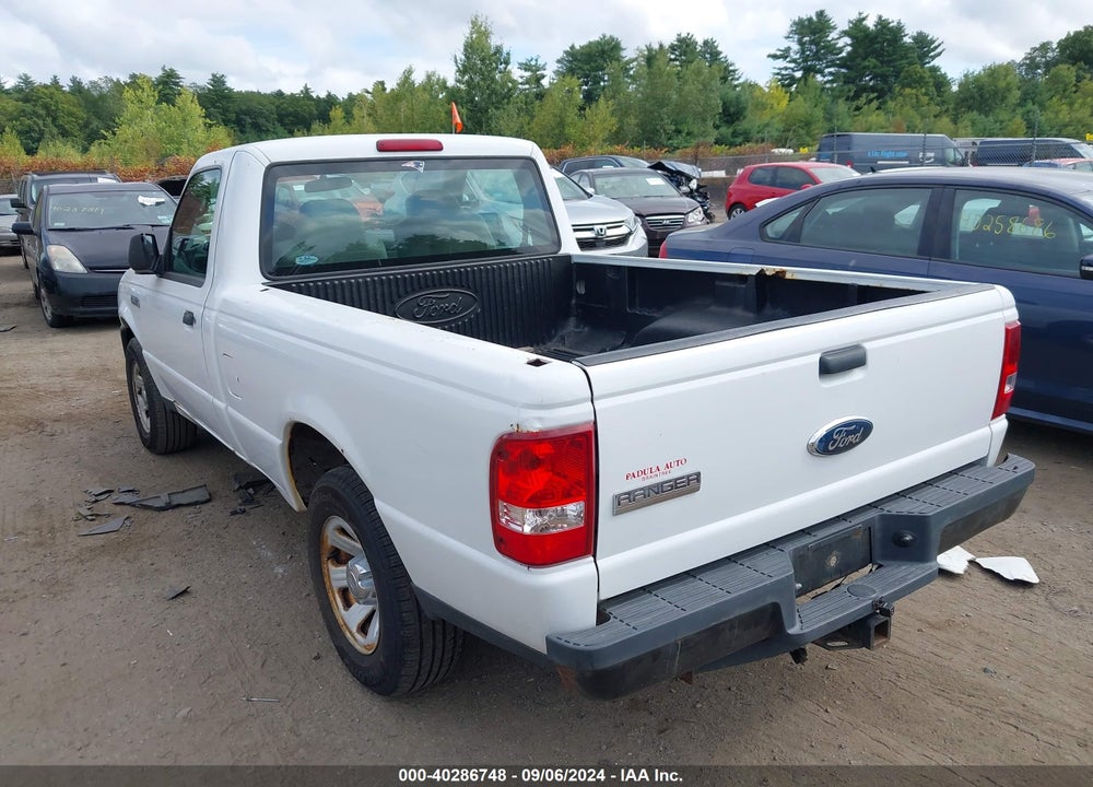 2009 FORD RANGER VIN: 1FTYR10D79PA40856