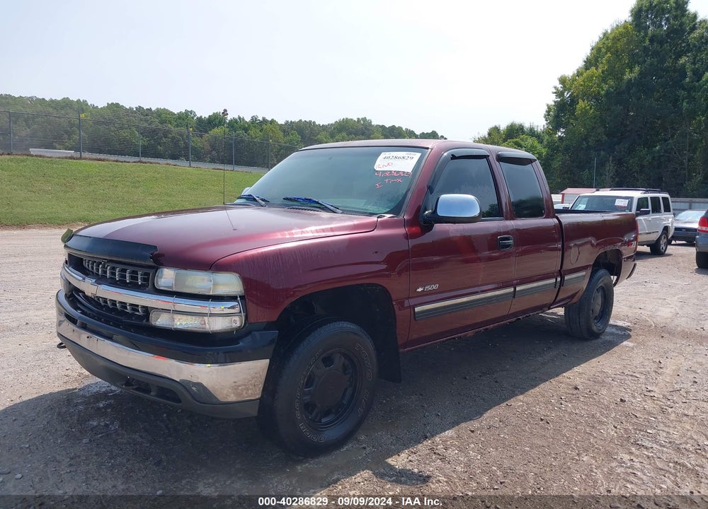2002 CHEVROLET SILVERADO 1500 LS VIN: 2GCEK19T221342415