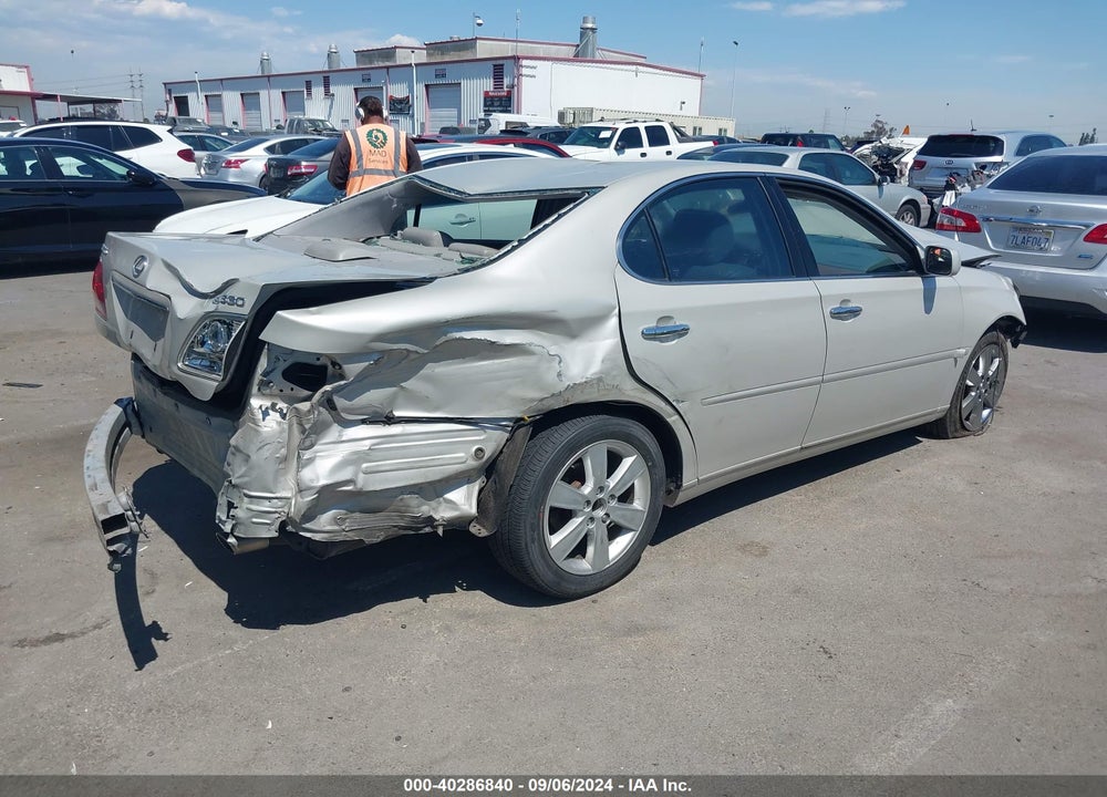 2005 LEXUS ES 330 VIN: JTHBA30G755093659