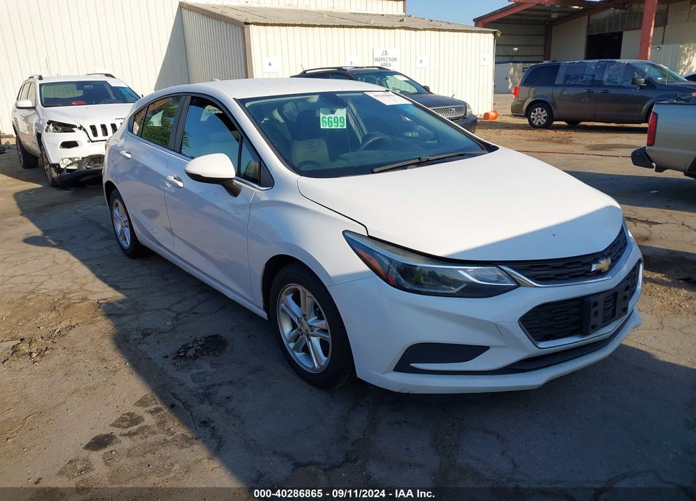 2017 CHEVROLET CRUZE LT AUTO VIN: 3G1BE6SM1HS586606