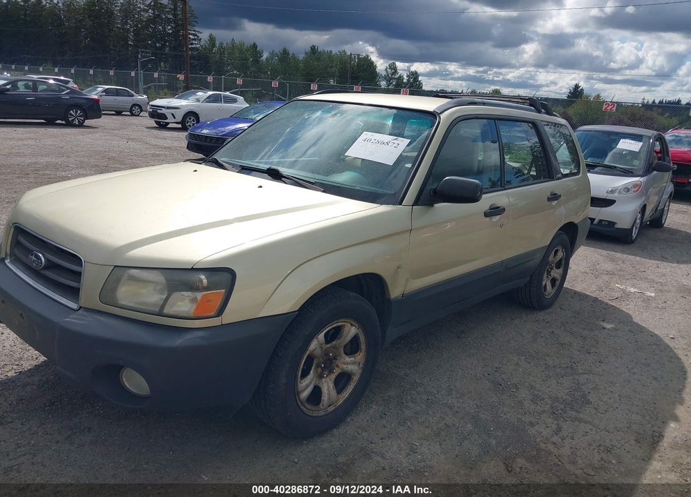 2003 SUBARU FORESTER X VIN: JF1SG63693H763069