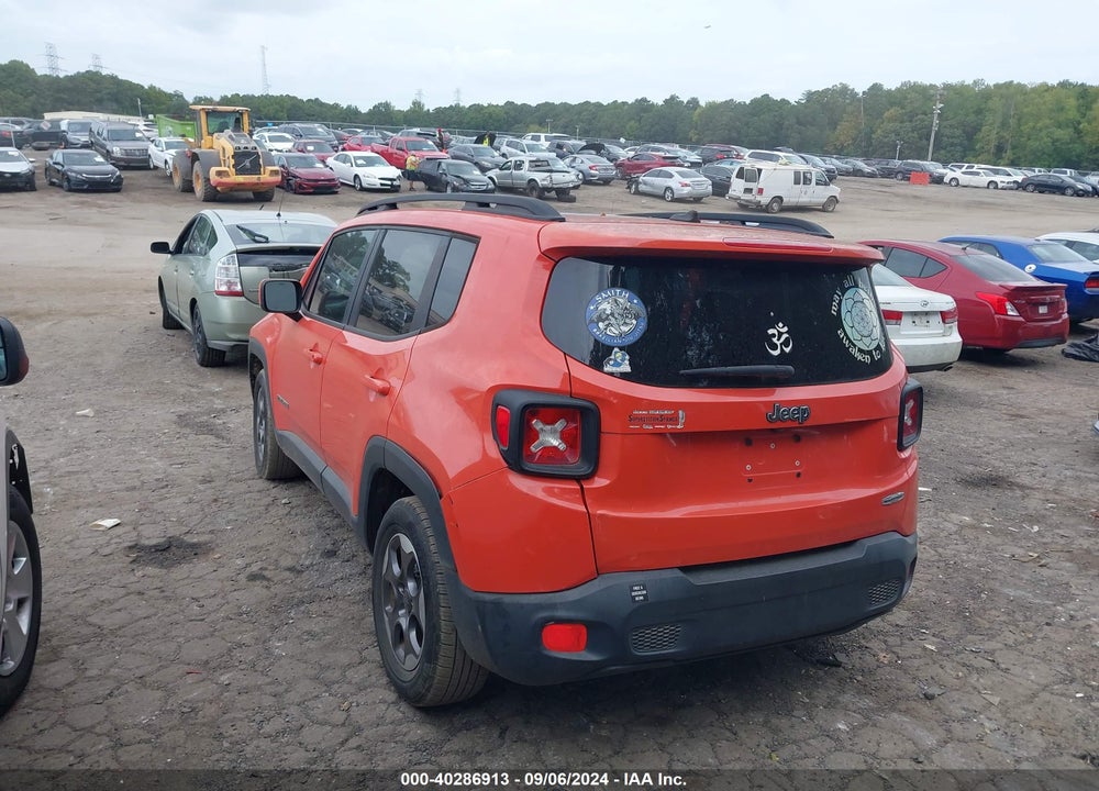 2015 JEEP RENEGADE LATITUDE VIN: ZACCJABH0FPC16923