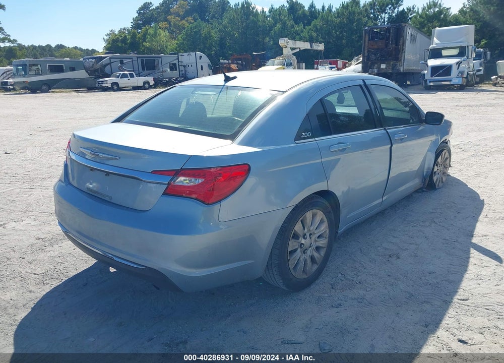 2012 CHRYSLER 200 LX VIN: 1C3CCBABXCN159815