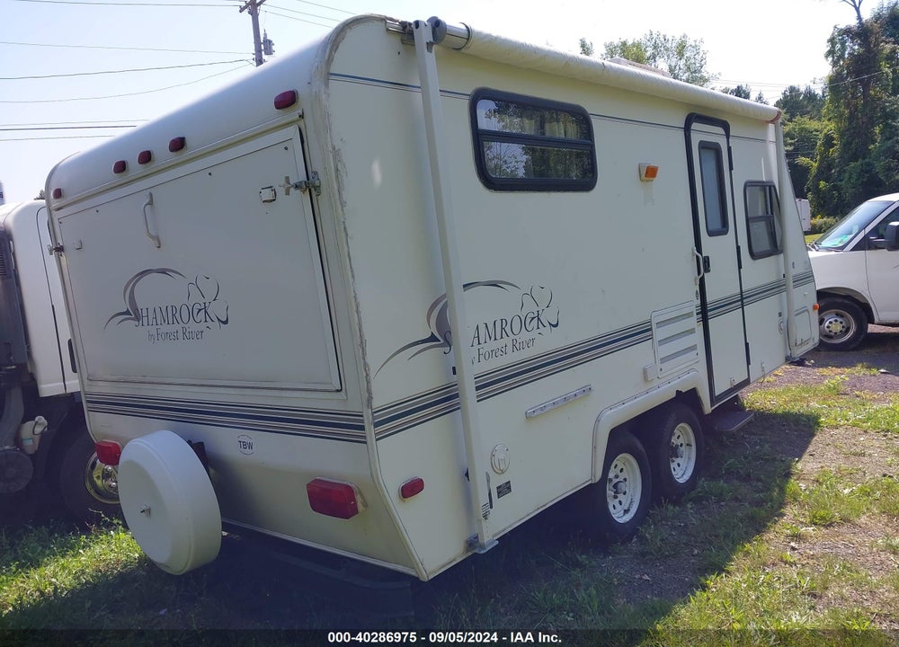 2000 FOREST RIVER SHAMROCK VIN: 4X4TFLW27YD068638