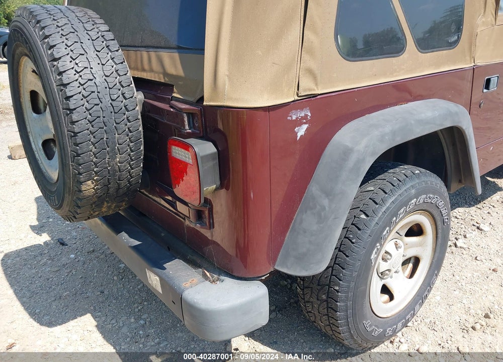 2002 JEEP WRANGLER X VIN: 1J4FA39S32P760456