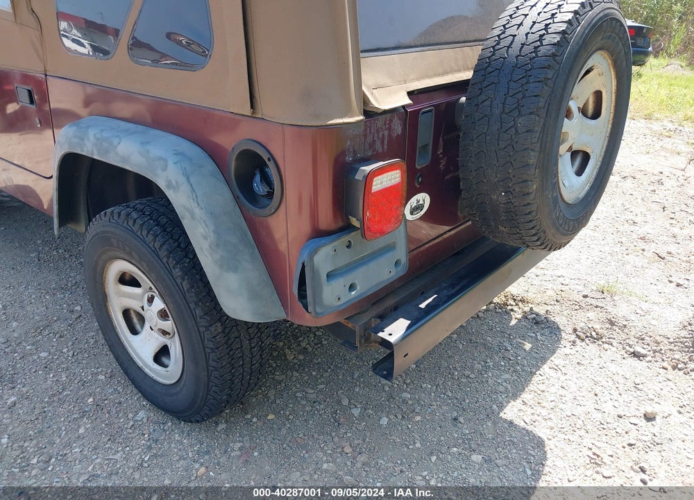 2002 JEEP WRANGLER X VIN: 1J4FA39S32P760456
