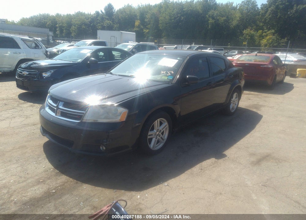 2013 DODGE AVENGER SXT VIN: 1C3CDZCB1DN521390