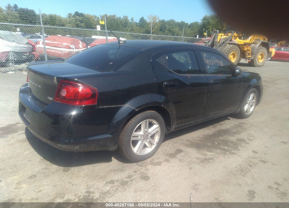 2013 DODGE AVENGER SXT VIN: 1C3CDZCB1DN521390