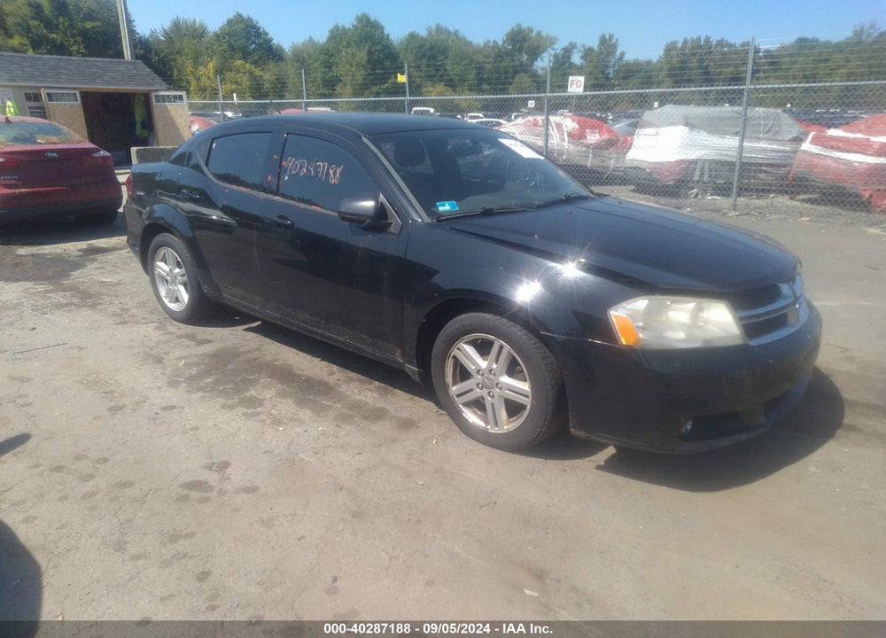 2013 DODGE AVENGER SXT VIN: 1C3CDZCB1DN521390