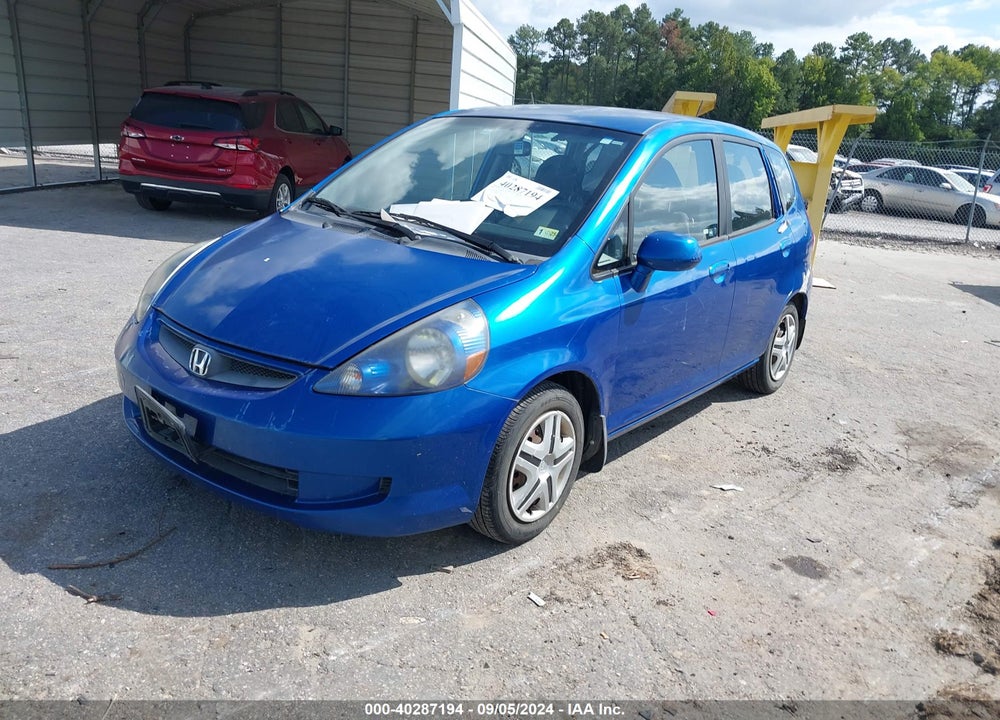 2008 HONDA FIT VIN: JHMGD37468S008437