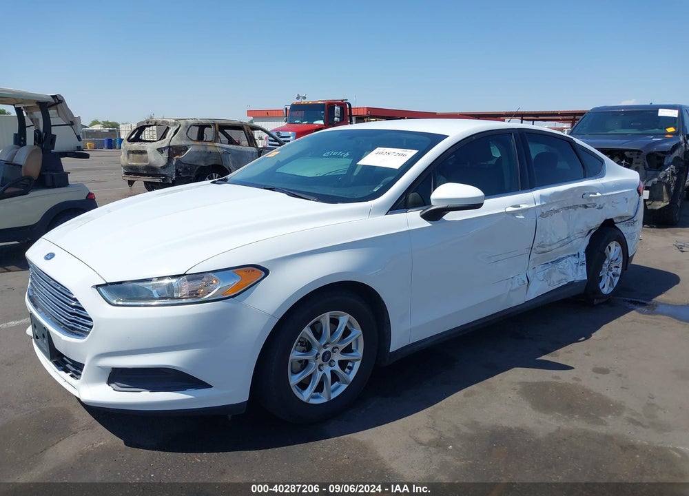 2016 FORD FUSION S VIN: 3FA6P0G78GR145179
