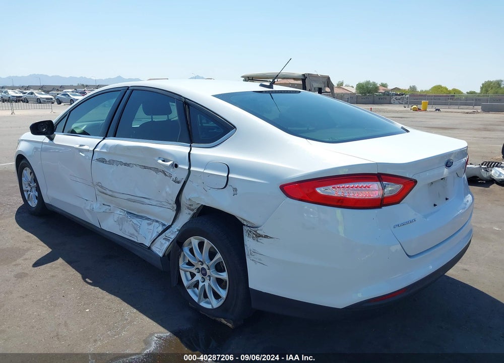 2016 FORD FUSION S VIN: 3FA6P0G78GR145179