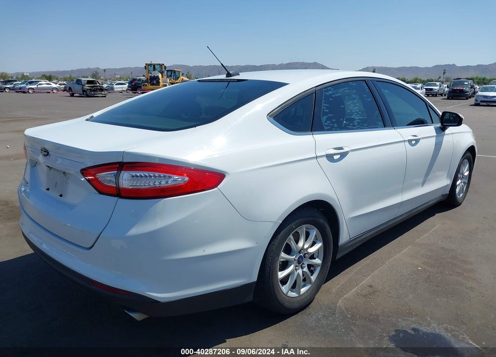 2016 FORD FUSION S VIN: 3FA6P0G78GR145179