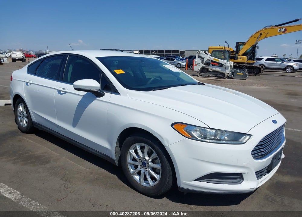 2016 FORD FUSION S VIN: 3FA6P0G78GR145179