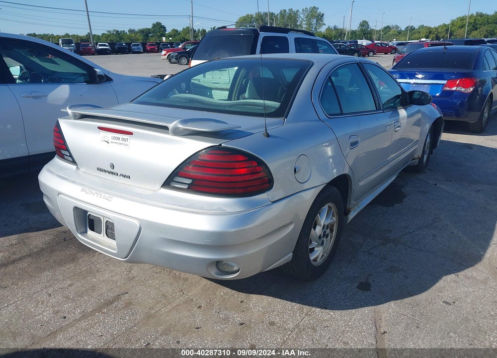 2004 PONTIAC GRAND AM SE VIN: 1G2NE52F84M648663