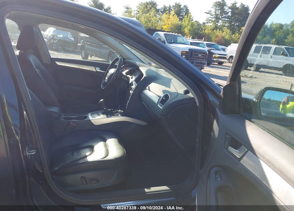 2012 AUDI A4 2.0T PREMIUM VIN: WAUDFAFLXCA081074