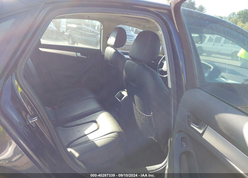 2012 AUDI A4 2.0T PREMIUM VIN: WAUDFAFLXCA081074
