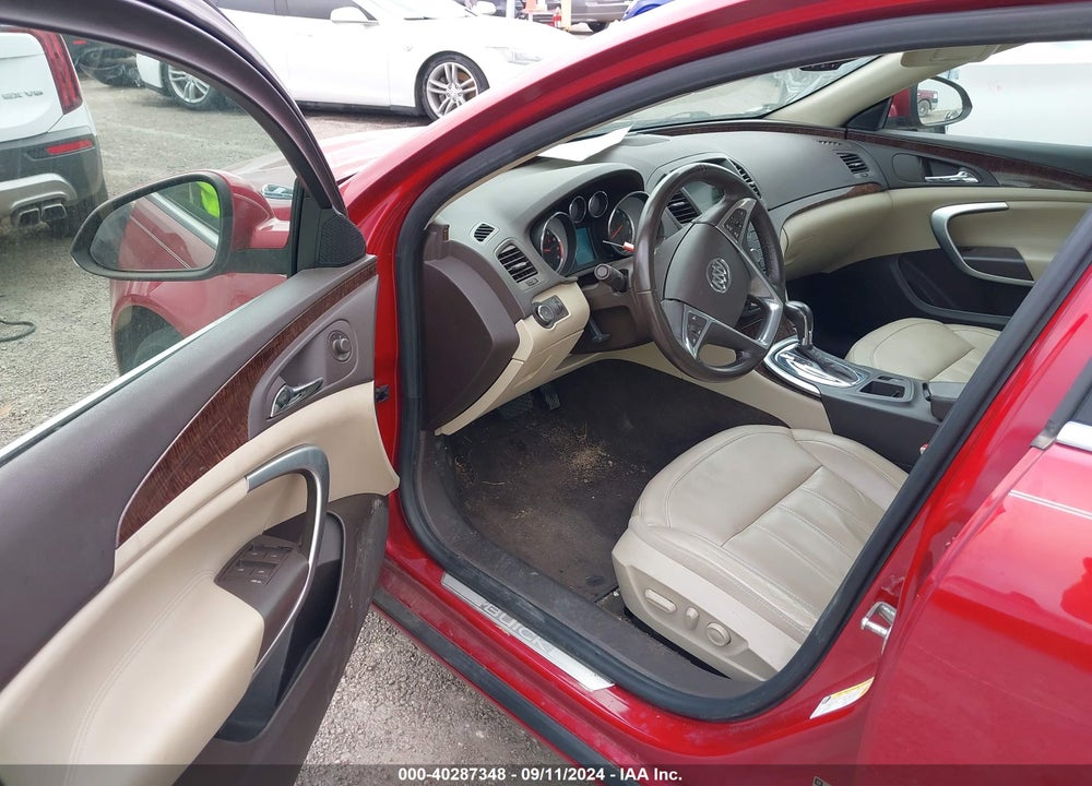 2012 BUICK REGAL VIN: 2G4GR5ER5C9196421