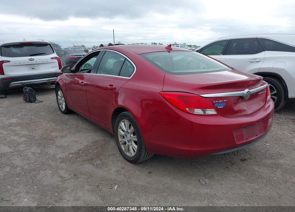 2012 BUICK REGAL VIN: 2G4GR5ER5C9196421