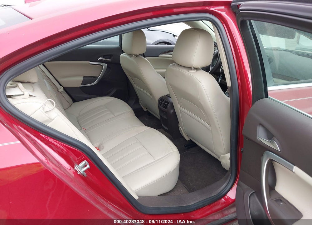 2012 BUICK REGAL VIN: 2G4GR5ER5C9196421