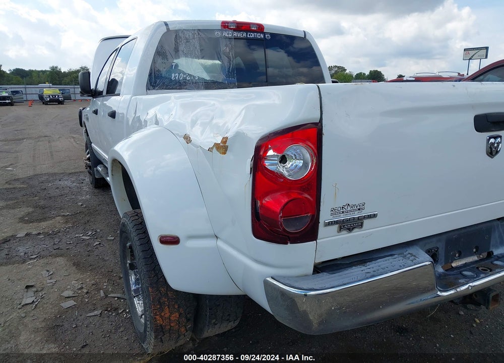 2007 DODGE RAM 3500 LARAMIE VIN: 3D3MX49A97G796938