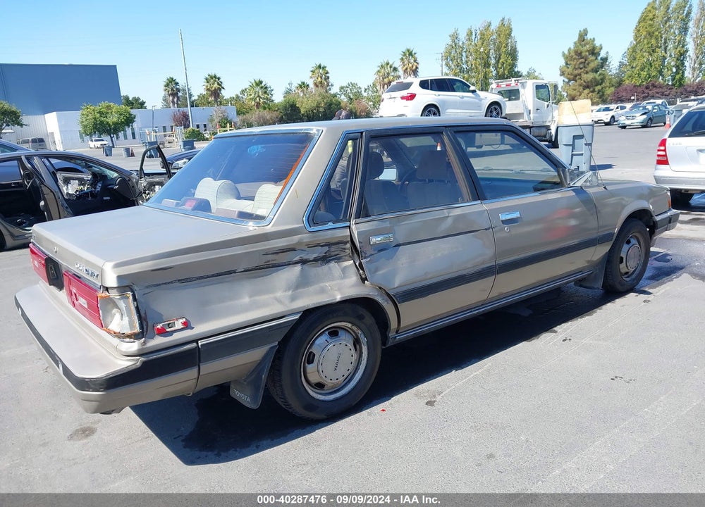 1986 TOYOTA CAMRY LE VIN: JT2SV16E7G0421090