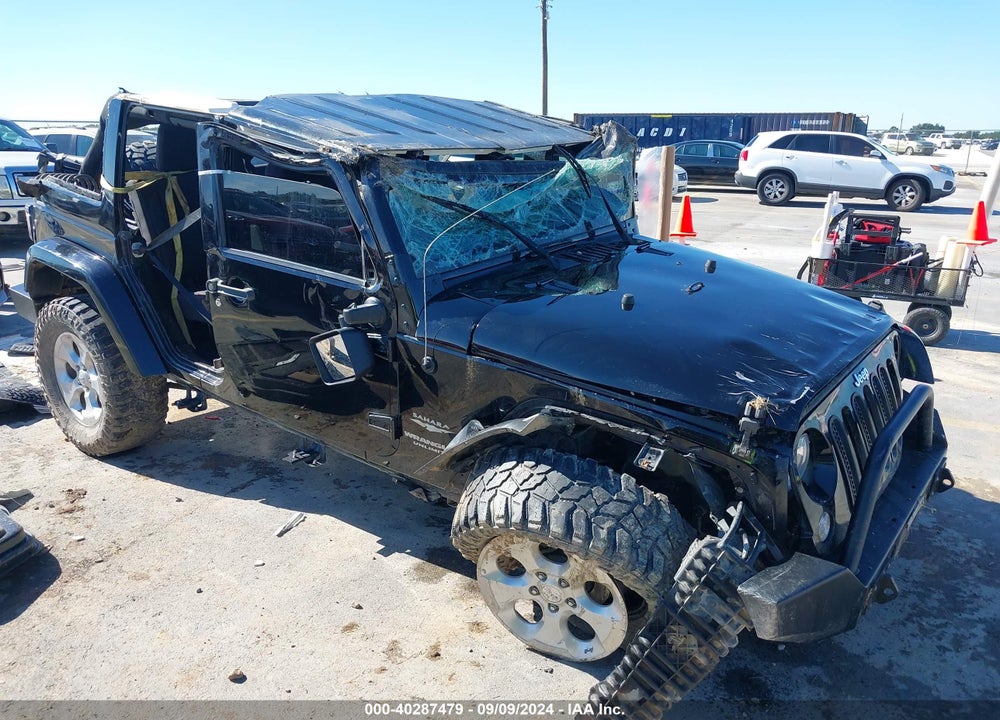 2014 JEEP WRANGLER UNLIMITED SAHARA VIN: 1C4BJWEG1EL135914