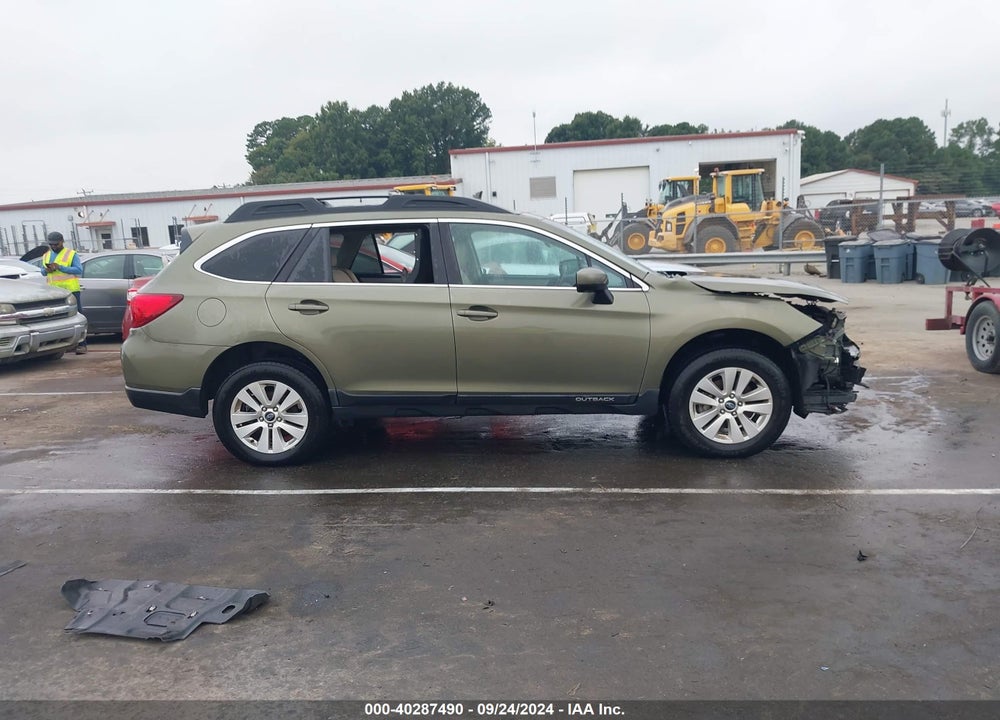 2017 SUBARU OUTBACK 2.5I PREMIUM VIN: 4S4BSACC8H3407150