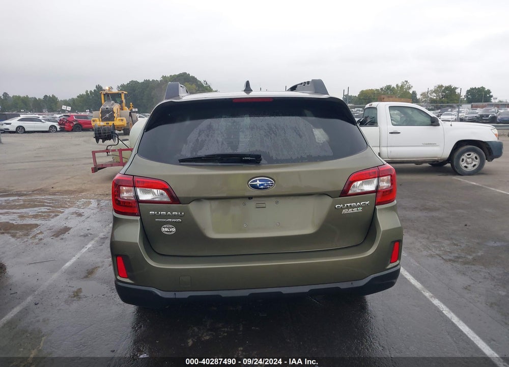 2017 SUBARU OUTBACK 2.5I PREMIUM VIN: 4S4BSACC8H3407150