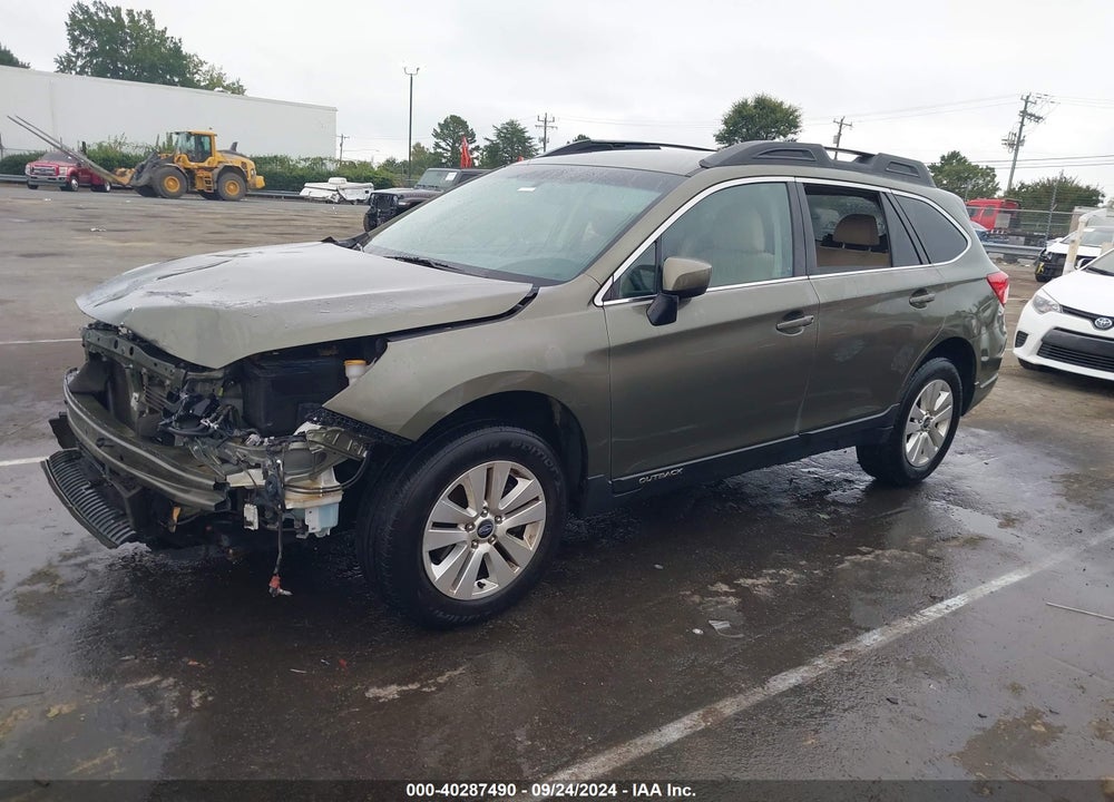 2017 SUBARU OUTBACK 2.5I PREMIUM VIN: 4S4BSACC8H3407150