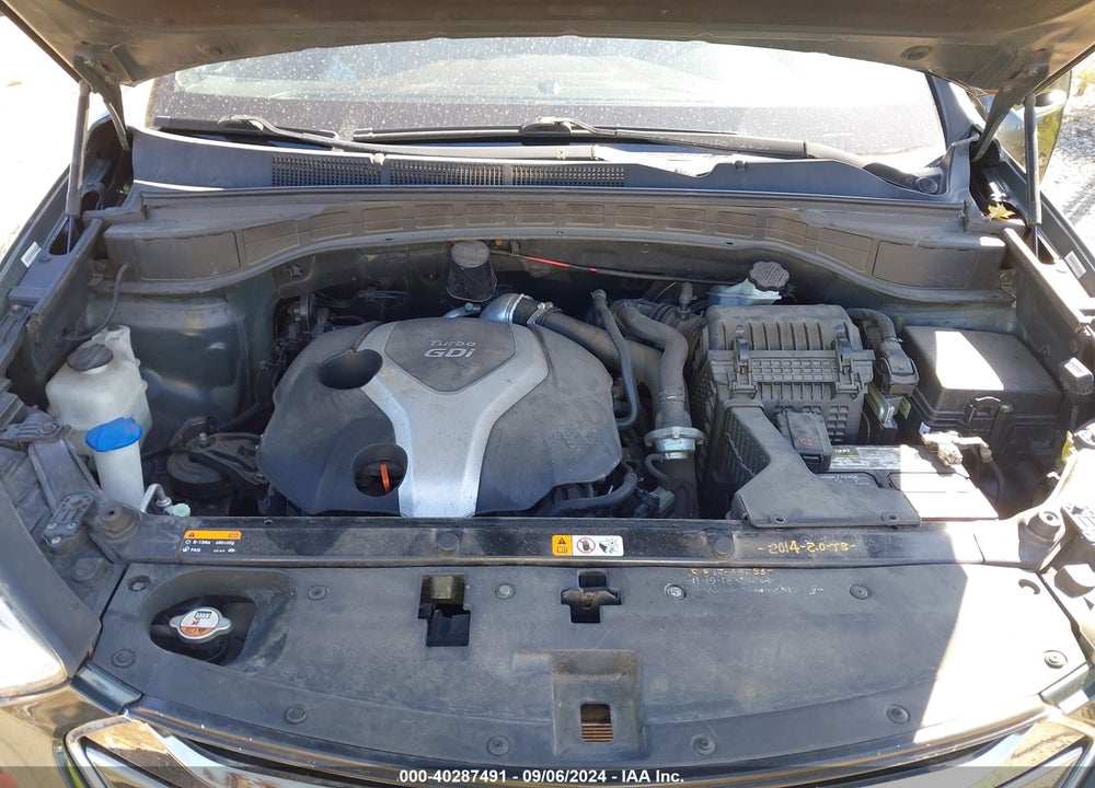 2014 HYUNDAI SANTA FE SPORT 2.0L TURBO VIN: 5XYZWDLAXEG164164