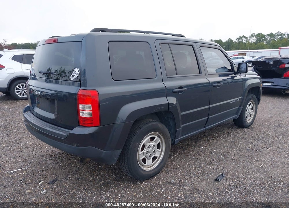 2014 JEEP PATRIOT SPORT VIN: 1C4NJPBAXED697145