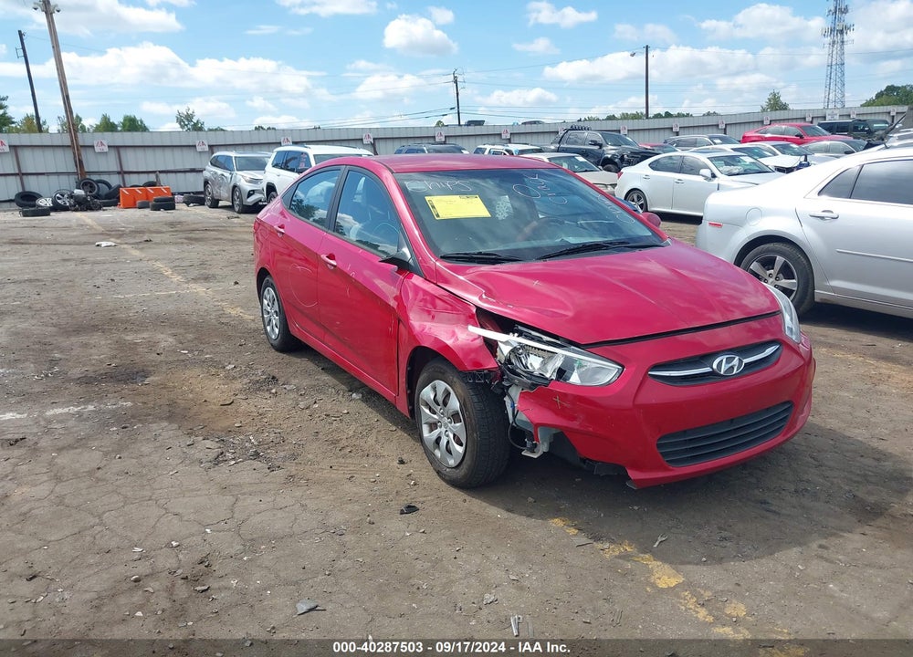 2016 HYUNDAI ACCENT SE VIN: KMHCT4AE7GU010285