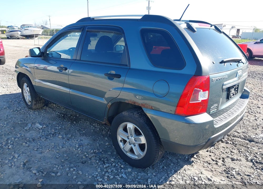 2009 KIA SPORTAGE LX V6 VIN: KNDJE723397629827