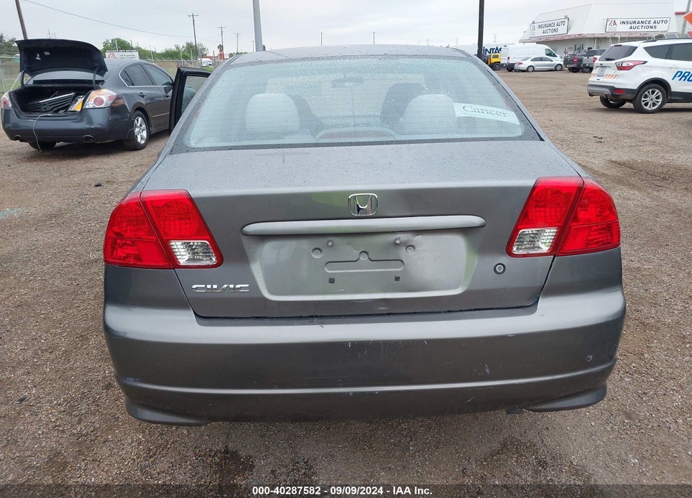 2004 HONDA CIVIC LX VIN: 2HGES16654H530873