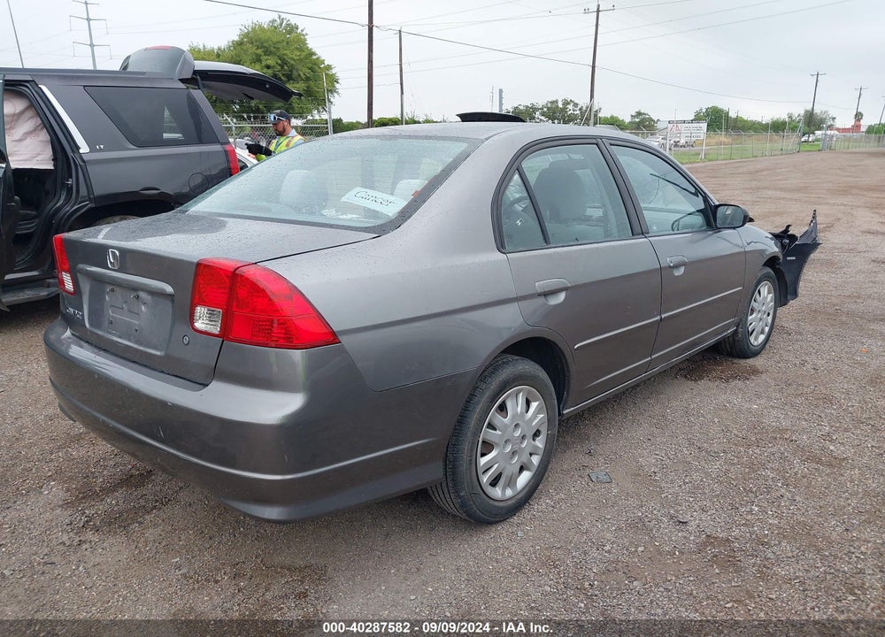 2004 HONDA CIVIC LX VIN: 2HGES16654H530873
