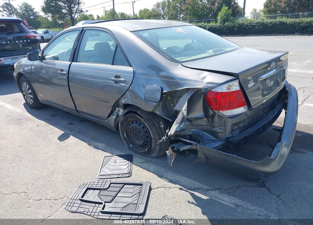 2005 TOYOTA CAMRY LE VIN: 4T1BE32K55U941434