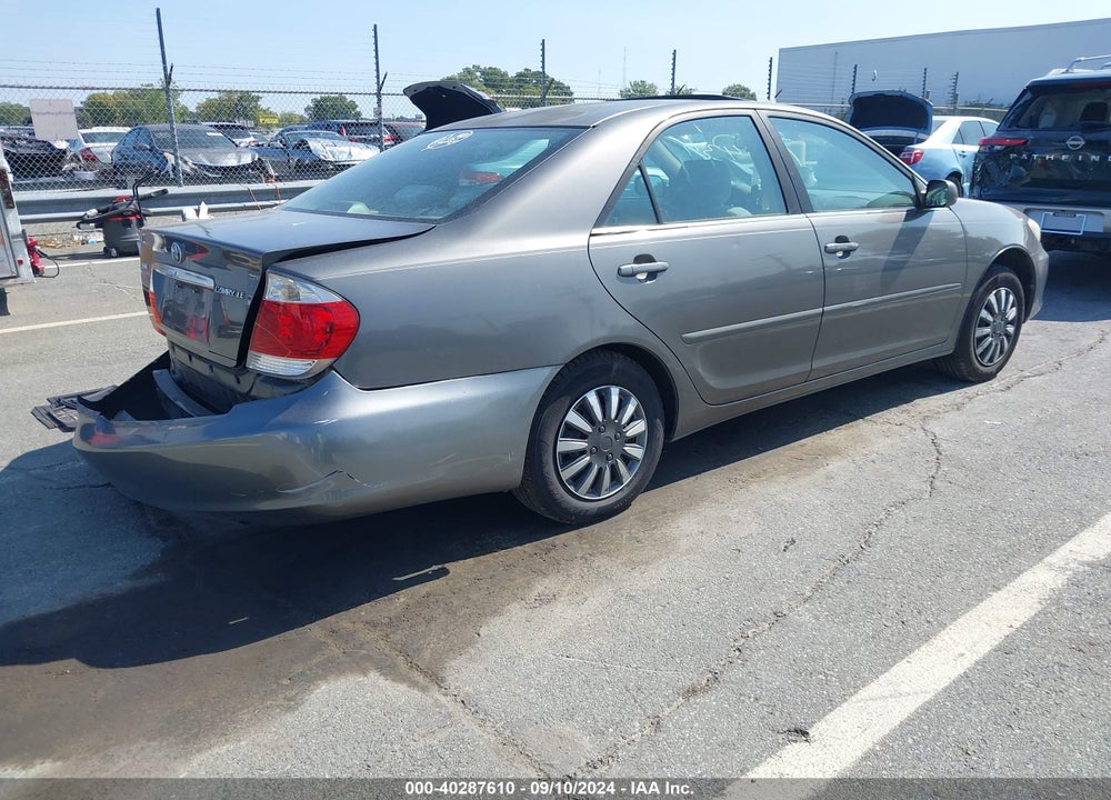 2005 TOYOTA CAMRY LE VIN: 4T1BE32K55U941434