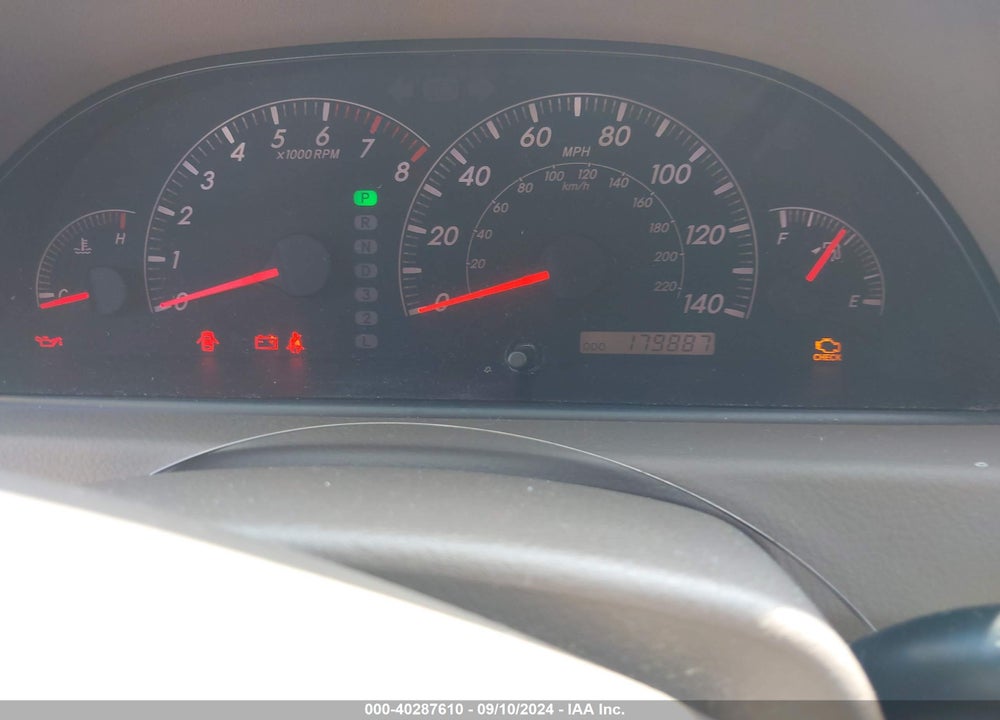 2005 TOYOTA CAMRY LE VIN: 4T1BE32K55U941434